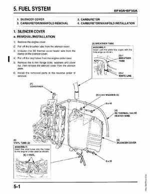 Honda Outboards BF40A/BF50A Service Manual, Page 319