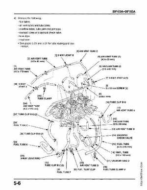 Honda Outboards BF40A/BF50A Service Manual, Page 324