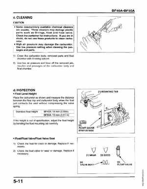 Honda Outboards BF40A/BF50A Service Manual, Page 329