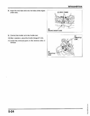Honda Outboards BF40A/BF50A Service Manual, Page 342