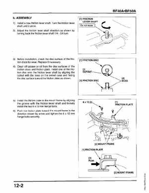 Honda Outboards BF40A/BF50A Service Manual, Page 345