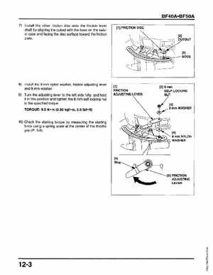 Honda Outboards BF40A/BF50A Service Manual, Page 346