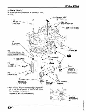 Honda Outboards BF40A/BF50A Service Manual, Page 350