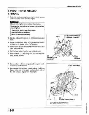 Honda Outboards BF40A/BF50A Service Manual, Page 351