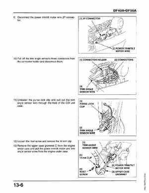 Honda Outboards BF40A/BF50A Service Manual, Page 352