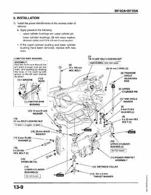 Honda Outboards BF40A/BF50A Service Manual, Page 355