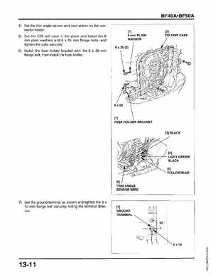Honda Outboards BF40A/BF50A Service Manual, Page 357