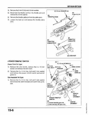 Honda Outboards BF40A/BF50A Service Manual, Page 363
