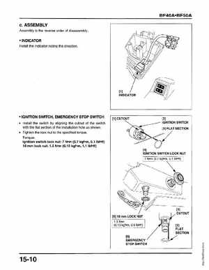 Honda Outboards BF40A/BF50A Service Manual, Page 367
