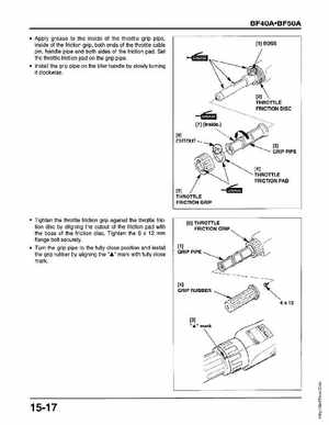 Honda Outboards BF40A/BF50A Service Manual, Page 374