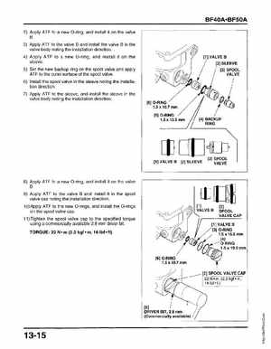 Honda Outboards BF40A/BF50A Service Manual, Page 414