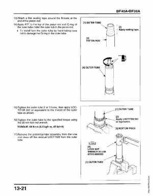 Honda Outboards BF40A/BF50A Service Manual, Page 420