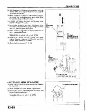 Honda Outboards BF40A/BF50A Service Manual, Page 427