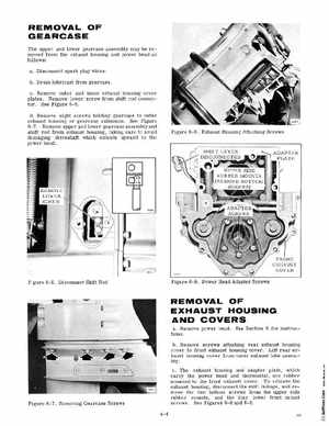 1965 Evinrude SportFour Heavy Duty 60 HP Outboards Service Manual, 4204, Page 55