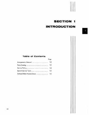 1968 Evinrude Big Twin, Big Twin Electric, Lark 40 HP Outboards Service Manual, Page 3