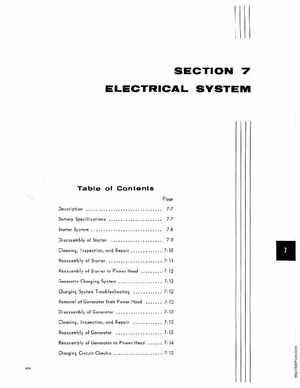 1968 Evinrude Big Twin, Big Twin Electric, Lark 40 HP Outboards Service Manual, Page 74