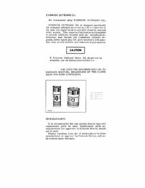 1968 Evinrude Speedifour, Starflite 85HP Service Manual, Page 2
