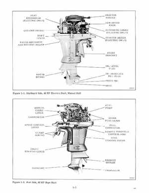 1969 Evinrude 40 HP Big Twin, Big Twin Electric Lark Service Manual 4596, Page 5