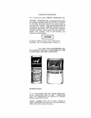 1970 Johnson 1.5 HP Outboard Motor Service Manual, Page 2