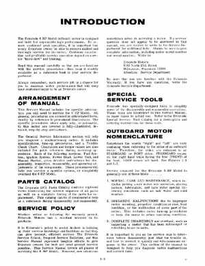 1971 Evinrude Fisherman 6HP outboards Service Manual, Page 4