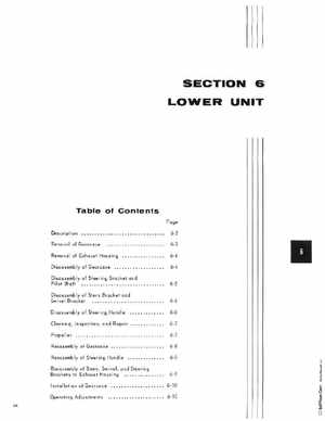 1971 Evinrude Fisherman 6HP outboards Service Manual, Page 47