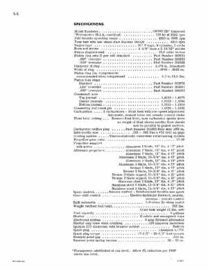 1971 Evinrude StarFlite 100 HP Outboards Service Manual, PN 4753, Page 9