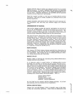 1971 Johnson 125HP outboards Service Manual, Page 6