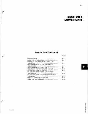 1971 Johnson 125HP outboards Service Manual, Page 66