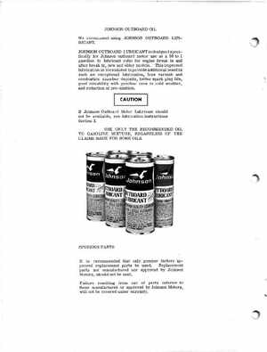 1971 Johnson 2HP outboards Service Manual, Page 2