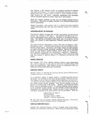 1971 Johnson 2HP outboards Service Manual, Page 6