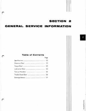 1971 Johnson 40HP outboards Service Manual, Page 6