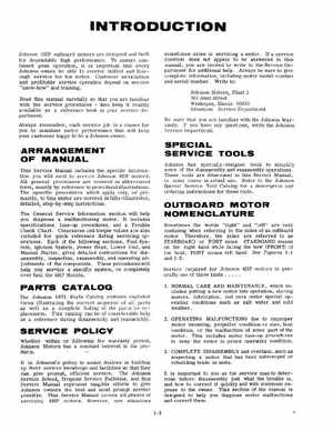 1971 Johnson 4HP Outboard Motors Service Manual, Page 4
