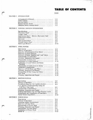 1971 Johnson 60HP outboards Service Manual, Page 3