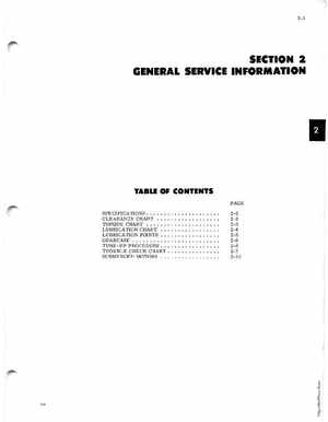 1971 Johnson 60HP outboards Service Manual, Page 8