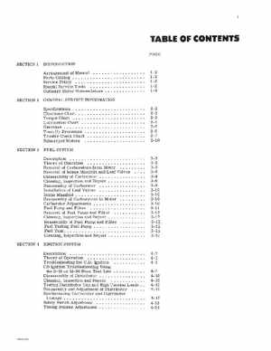 1972 Evinrude StarFlire 125 HP Outboards Service Manual, PN 4822, Page 3