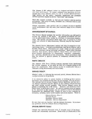 1972 Johnson 2HP Outboard Motor Service Manual, Page 6