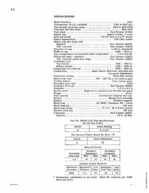 1972 Johnson 2HP Outboard Motor Service Manual, Page 9