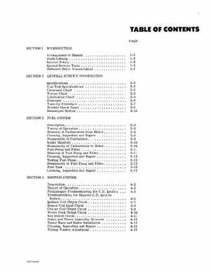 1974 Johnson 135 HP Outboard Motors Service manual, Page 3