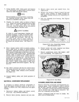 1974 Johnson 135 HP Outboard Motors Service manual, Page 109