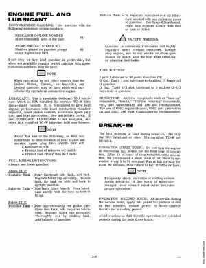 1975 Johnson 4HP 4R75, 4W75 Outboards Service Manual, Page 11