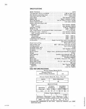 1976 Johnson 2HP 2R76 Outboard Motor Service Manual, Page 9