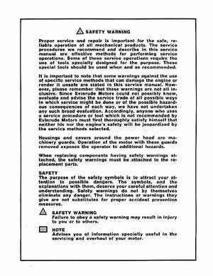 1977 Evinrude 4HP Outboards Service Manual, PN 5303, Page 2