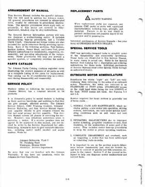 1978 Johnson 175, 200, 235 HP Outboard Service Manual, Page 8