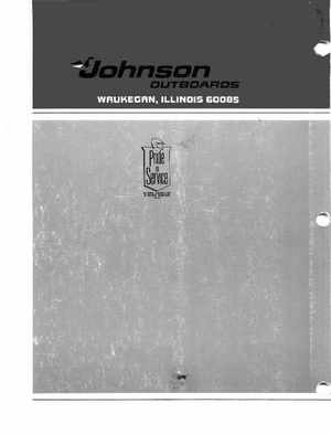 1978 Johnson 175, 200, 235 HP Outboard Service Manual, Page 195