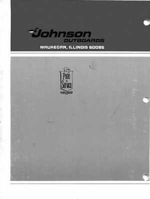 1978 Johnson 2HP outboards Service Manual, Page 52