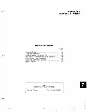 1978 Johnson 4HP outboards Service Manual, Page 78