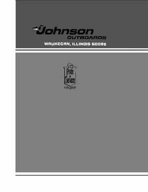 1978 Johnson 55 HP Outboards Service Manual, Page 125
