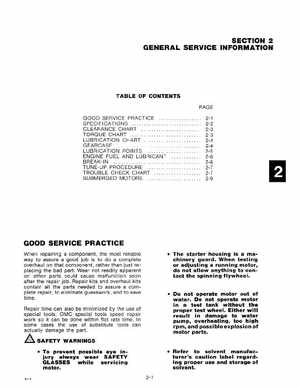 1979 Evinrude 4 HP Outboards Service Manual, PN 5424, Page 9