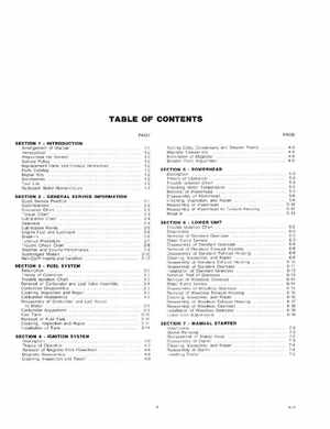 1981 Johnson/Evinrude 4HP Outboards Service Manual, Page 4
