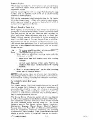 1985 OMC 65, 100 and 155 HP Models Commercial Service Manual, PN 507450-D, Page 8